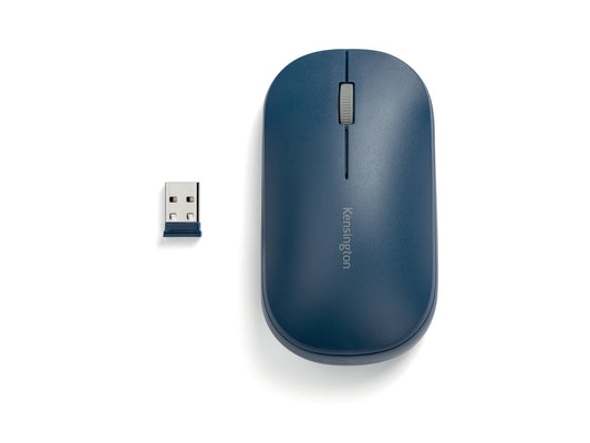 KENSINGTON SURETRACK WIRELESS AND BLUETOOTH MOUSE, DUAL CONNECT - BLUE