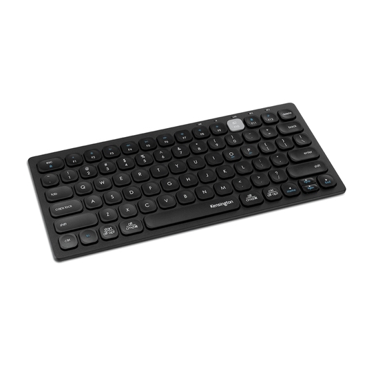 KENSINGTON WIRELESS AND BLUETOOTH COMPACT KEYBOARD, DUAL CONNECT - BLACK