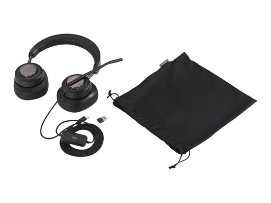 KENSINGTON H2000 WIRED USB-C OVER-EAR HEADSET, NOISE CANCEL FOR MS & ZOOM