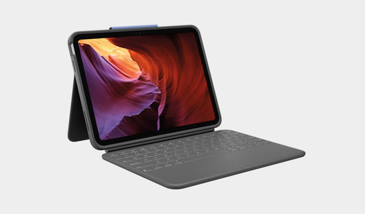Logitech Rugged Folio Case for iPad 10th Gen - Oxford Grey