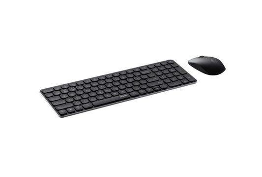 RAPOO 9320M Bluetooth 4.0, 5.0 + 2.4G  Wireless Multi-mode Keyboard Mouse Combo, Aluminium Base, 2400 DPI, 10M Range, Compact Black Retail Pack
