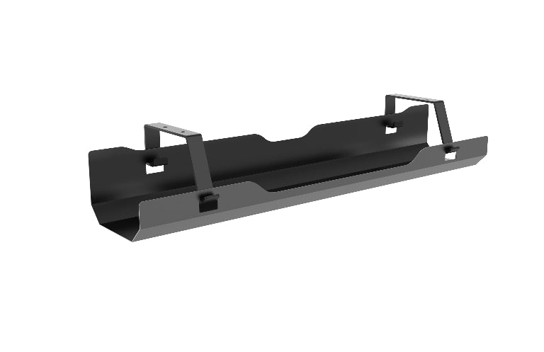 Brateck Under-Desk Cable Management Tray - Dimensions:600x135x108mm - Black(LS)