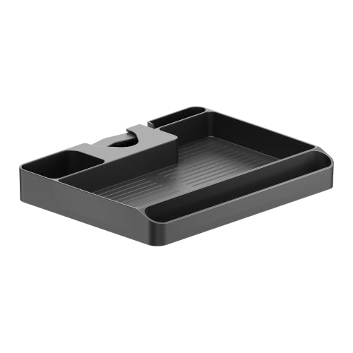 Brateck Pole Mounted Storage Shelf Easily mounted to í30-48mm (1.2'-1.9') poles (BLACK) 224x176x30mm (8.8'x6.9'x1.2' ) (LS)
