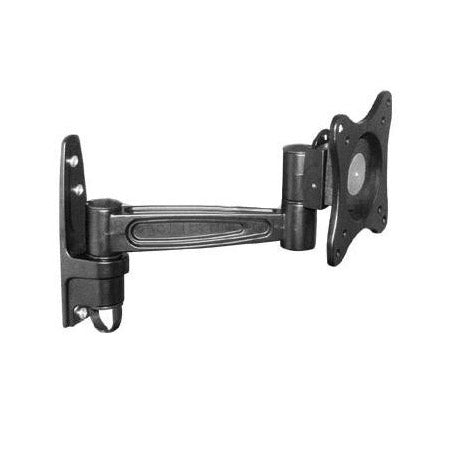 Brateck Single Monitor Wall Mount tilting & Swivel Wall Bracket Mount VESA 75mm/100mm For most 13''-27' LED, LCD flat panel TVs; up to 15kg (LS)