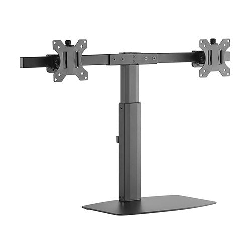 Brateck Dual Free Standing Screen Pneumatic Vertical Lift Monitor Stand Fit Most 17‚Äò-27‚Äô Monitors Up to 6kg per screen VESA 75x75/100x100