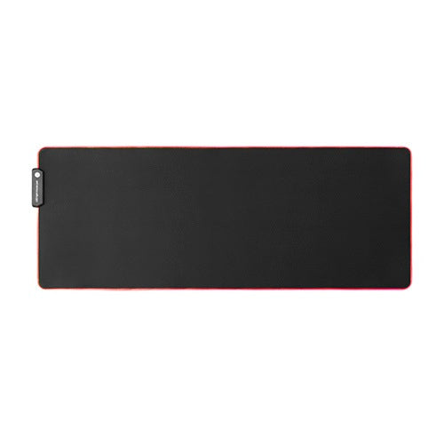 Brateck LARGE RGB GAMING MOUSE PAD, 800x300x4mm, reduces resistance and ensure easy mouse movements (LS)