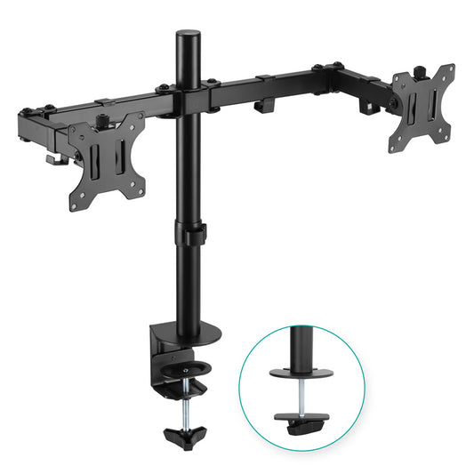 mbeat¬Æ activiva ErgoLife Dual Monitor Screen Double Joint Monitor Arm Detachable VESA 360¬∞ Rotary Two Mounting Options Net Weight: 4.3kg