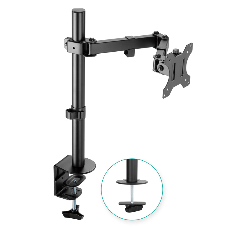 mbeat¬Æ activiva ErgoLife Single Monitor Screen Double Joint Monitor Arm Fit Screen Screen:13''- 32'' Detachable VESA Net Weight3kg