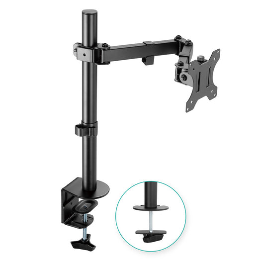 mbeat¬Æ activiva ErgoLife Single Monitor Screen Double Joint Monitor Arm Fit Screen Screen:13''- 32'' Detachable VESA Net Weight3kg