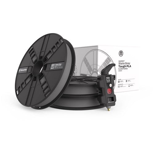 MakerBot Tough PLA Filament Bundle for Z18 Slate Gray 3 x filament/Tough PLA Smart Extruder