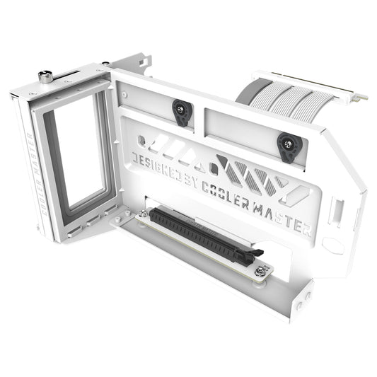 COOLER MASTER WHITE UNIVERSAL VERTICAL VGA CARD HOLDER V3 + PCI-E X16 4.0 165MM RISER CABL