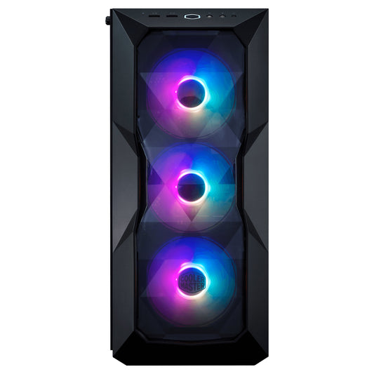 COOLER MASTER ATX, CLEAR FRONT PANEL, ARGB FANS(3), 2YR