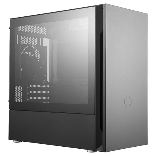 COOLER MASTER MATX, TEMPERED GLASS SIDE PANEL, SOUND DAMPENING, 2YR