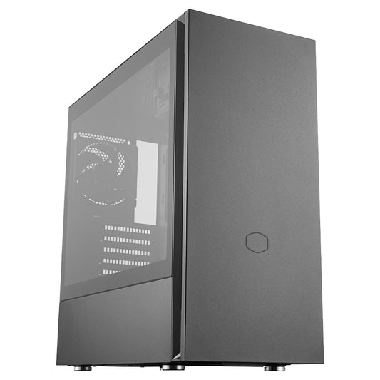COOLER MASTER ATX, TEMPERED GLASS SIDE PANEL, SOUND DAMPENING, 2YR