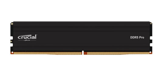 Crucial Pro 32GB (1x32GB) DDR5 UDIMM 5600MHz CL46 Black Heat Spreader Support Intel XMP AMD Ryzen Desktop PC Gaming Memory