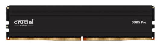 Crucial Pro 48GB (1x48GB) DDR5 UDIMM 5600MHz CL46 Black Heat Spreader Support Intel XMP AMD Ryzen Desktop PC Gaming Memory