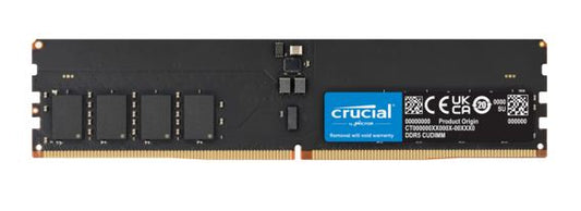 Crucial 64GB (1x64GB) DDR5 CUDIMM 6400MHZ CL52 Desktop PC Memory for Intel Core Ultra Processors AI PC