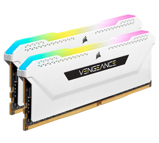(LS)Corsair Vengeance RGB PRO SL 16GB (2x8GB) DDR4 3600Mhz C18 White Heatspreader Desktop Gaming Memory