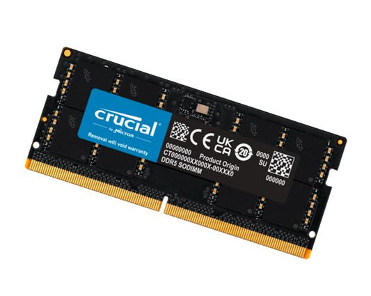 Crucial 64GB (1x64GB) DDR5 SODIMM 5600MHz CL46 Desktop PC Memory