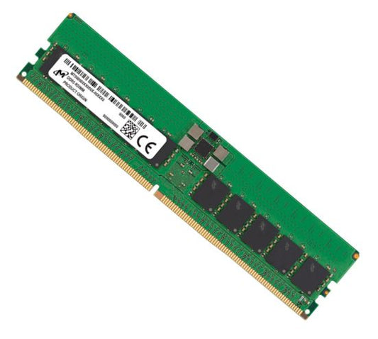 Micron 32GB (1x32GB) DDR5 RDIMM 5600MHz CL46 2Rx8 ECC Registered Server Data Center Memory 3yr wty