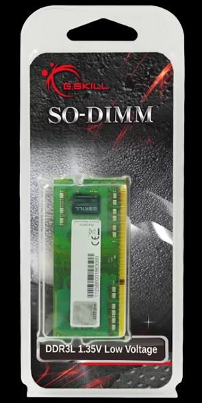 F3-1600C11S-8GSL GB (1 x 8GB)/ PC3-12800 / DDR3 1600 MT/s/ Timings 11-11-11-28/ Voltage 1.35 V/ N