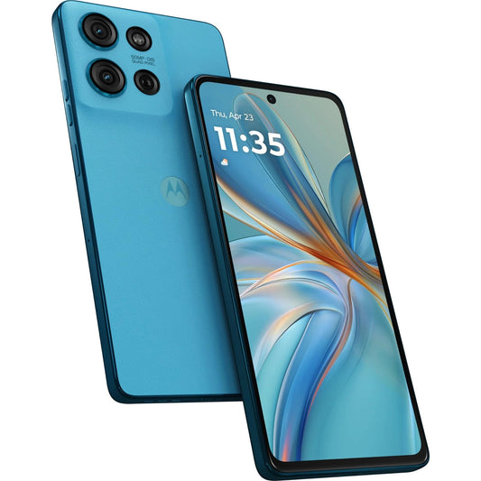 Motorola G75 5G 256GB With Moto Buds - Aqua Blue*AU STOCK*, 6.8', Full HD+, 120Hz, 8GB/256GB, 50MP/16MP, Single+ eSIM, 5000mAh, 2 Years Warranty