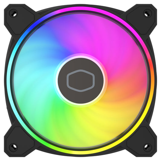 COOLER MASTER MF120 HALO2 DUAL LOOP, RGB FAN, HYBRID FRAME DESIGN 2YR WTY