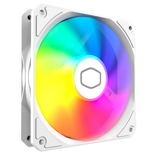 COOLER MASTER MF120 LITE ARGB WHITE EDITION, 120MM, 650-1750 RPM, 70.5 CFM, 30DBA