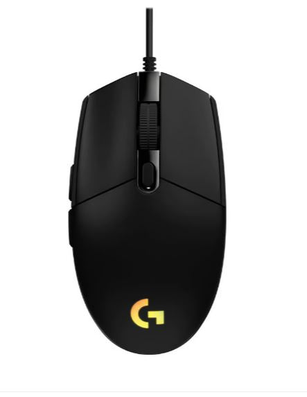 Logitech G203 LIGHTSYNC RGB 6 Button Gaming Mouse 200 Äì 8,000 dpi USB data format: 16 bits/axis USB report rate:1000Hz (1ms) Microprocessor: 32-bitARM