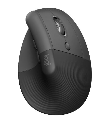 Logitech ERGO LIFT Graphite wireless mouse 1000 DPI Logi Bolt USB receiver 1-Year Limited Hardware Warranty