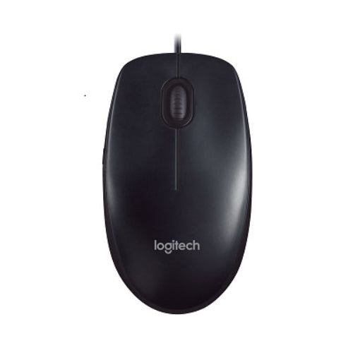 Logitech M90 USB Wired Optical Mouse 1000dpi for PC Laptop Mac Full Size Comfort smooth mover B100