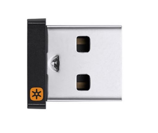 Logitech USB Unifying Receiver Connects Wireless Keyboard Mouse Multiple 6 Devices to Your Computer 10m Range Tiny Size 910-005239 910-005934