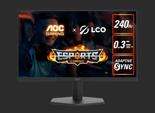 AOC27 IPS FHD, 240Hz, HDR10, 1H1DP, Adaptive Sync,Low input lag,Gaming mode,Dial Point,Shadow Control,Low blue mode, Gaming Monitor