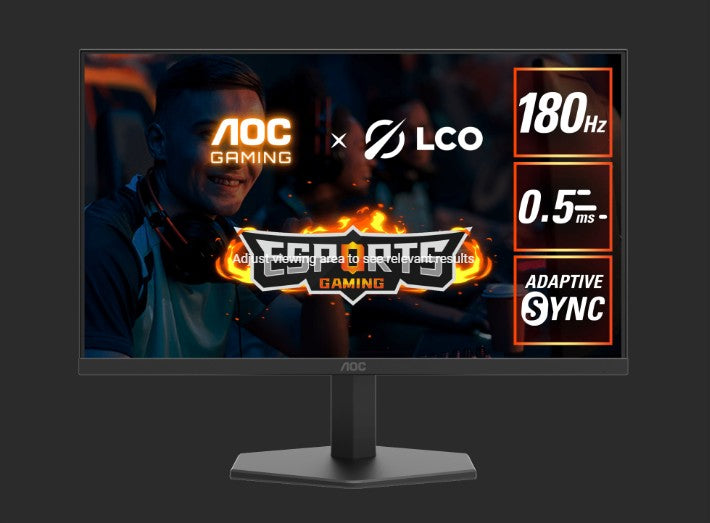 AOC 27 QHD,IPS,180Hz,1ms GtG / 0.5ms MPRT,HDR10,1H1DP, normal stand,Adaptive Sync,Low input lag,Gaming mode,Dial Point,Shadow Control,Low blue mode
