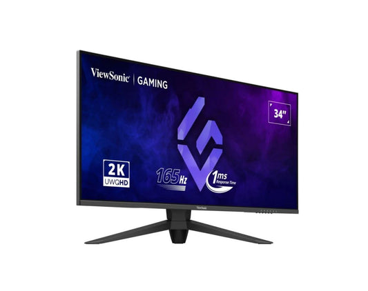 ViewSonic 34' IPS UWQHD 3440x1440, 165Hz, 1ms, HDR10,  21:9,Ultra Wide, SuperClear IPS, Office Gaming Monitor MNV-VX3480-2K-PRO (LS)