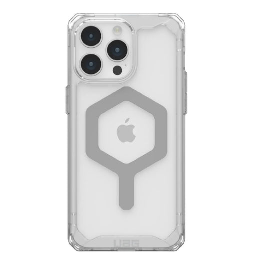 UAG Plyo MagSafe Apple iPhone 15 Pro Max (6.7') Rugged Case - Ice/Silver(114305114333), 16ft. Drop Protection (4.8M), 10 Years Warranty