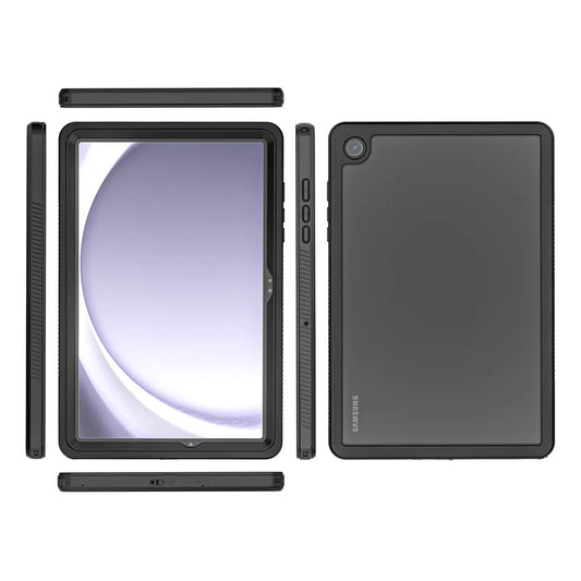 USP Samsung Galaxy Tab A9+ WaterProof Case Clear- 360Ç Rotation, DustProof, SnowProof, ShockProof, IP68, Durable, Perfect for Travel