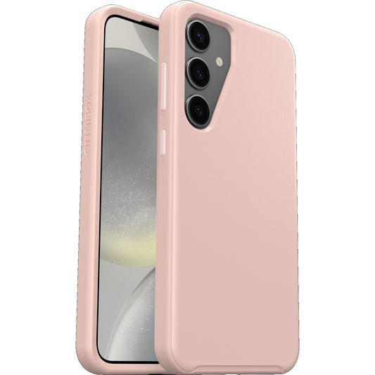 OtterBox Symmetry for Samsung Galaxy S24+ 5G (6.7") Case Rose - (77-94551), DROP+ 3X Military Standard, Antimicrobial, Ultra-Sleek, 7 Years Warranty