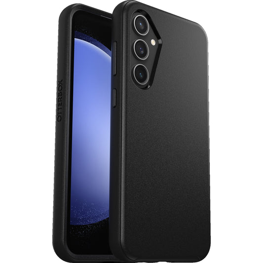 OtterBox Symmetry for Samsung Galaxy S23 FE (6.4") Case Black - (77-94860), DROP+ 3X Military Standard, Raised Edges, Ultra-Sleek, 7 Years Warranty