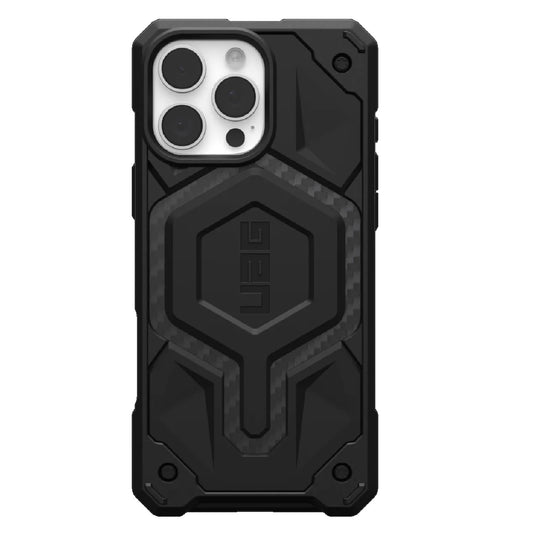 UAG Monarch Pro MagSafe Apple iPhone 16 Pro Max (6.9') Rugged Case - Carbon Fiber(114457114242), 25ft. Drop Protection(7.6M), 10 Years Warranty