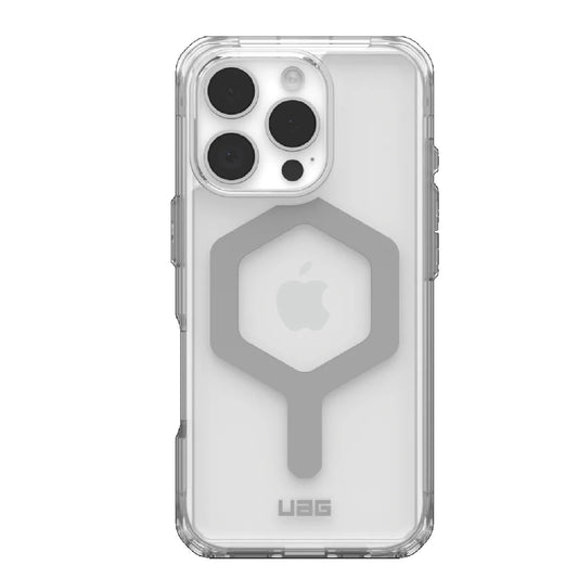 UAG Plyo MagSafe Apple iPhone 16 Pro Max (6.9') Rugged Case - Ice/Silver (114481114333), 16ft. Drop Protection (4.8M), Armored Shell, 10 Years Warranty