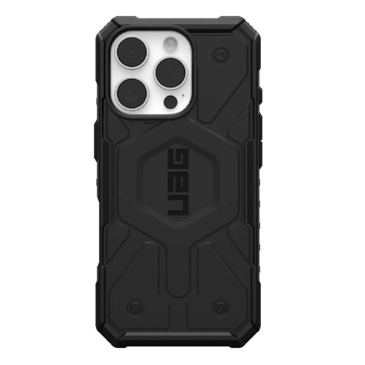 UAG Pathfinder MagSafe Apple iPhone 16 Pro (6.3') Rugged Case - Black (114468114040), 18ft Drop Protection (5.4M), Tactical Grip, 10 Years Warranty