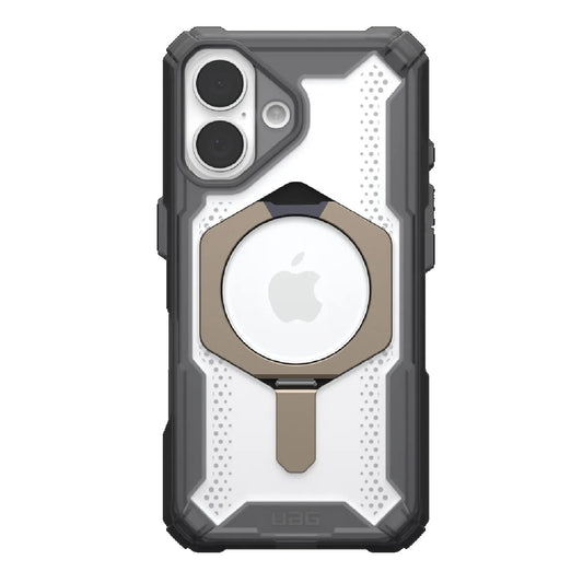 UAG Plasma XTE MagSafe Apple iPhone 16 (6.1') Rugged Case - Ash/Titanium (114476113136), 20ft. Drop Protection (4.8M), Enhanced Corners, 1-Year Warranty