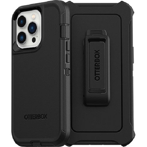 OtterBox Defender for Apple iPhone 13 Pro Case Black - (77-83422), DROP+ 4X Military Standard, Multi-Layer, Included Holster, Rugged, 7 Years Warranty