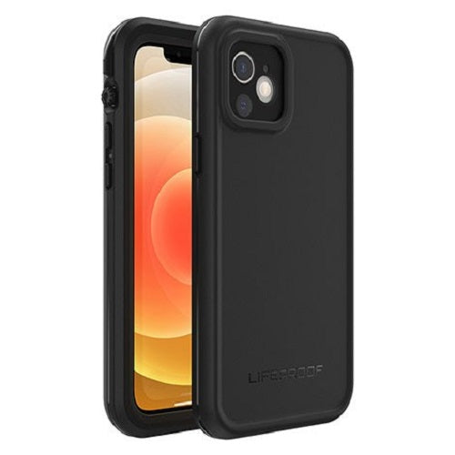 LifeProof FRE Apple iPhone 12 Case Black - (77-82137), WaterProof, 2M DropProof, DirtProof, 360¬∞ Protection¬†Built-In Screen-Cover, 7 Years Warranty