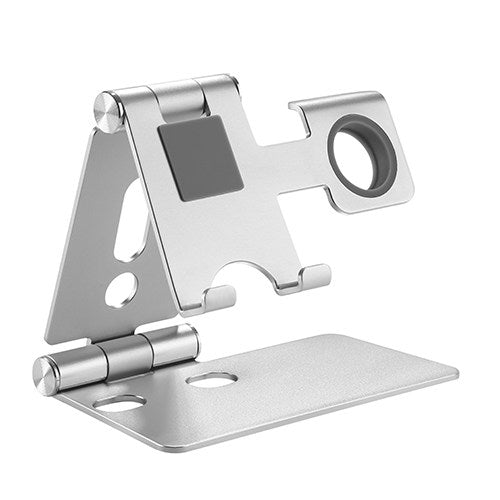 Brateck 2 in 1 Foldable Cell Phone and Smartwatch Stand (Äöß6.5''),Apple Watch Series 5/4/3/2/1,Apple Watch Studio/HermàöÆs/Edition (LS)