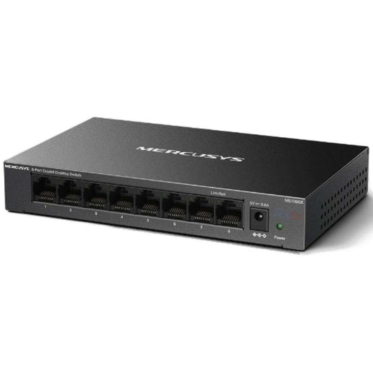 TP-LINK MERCUSYS 8-PORT GIGABIT DESKTOP SWITCH, GbE(8), METAL CASE, 2YR
