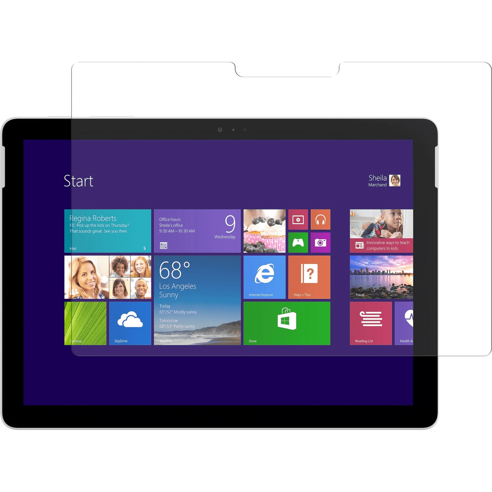 Incipio Tempered Glass Screen Protector for Surface Go