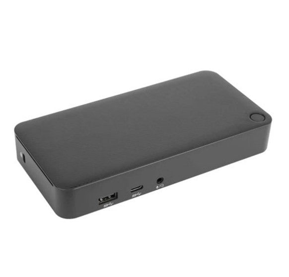 Targus Universal USB-C Dual Video 4K Docking Station with 65W Power Delivery Support 1x5K or 2x4K UHD60Hz 2xHDMI2.0 USB-C 3xUSB-A GLAN Audio Combo