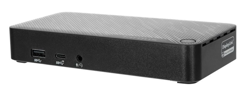 Targus Universal USB-C Dual Video 4K Docking Station with 65W Power Delivery Support 1x5K or 2x4K UHD60Hz 2xDP USB-C 3xUSB-A GLAN Audio Combo
